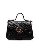 Gucci Black Marmont Mini Quilted Leather Shoulder Bag