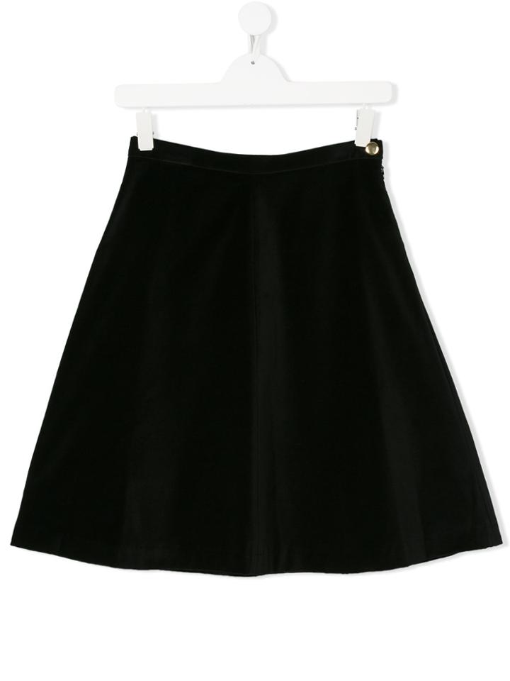 Señorita Lemoniez A-line Annie Skirt - Black