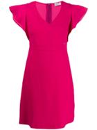 Liu Jo Ruffle Sleeve Mini Dress - Pink