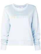 Misbhv Logo Print Sweatshirt - Blue