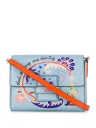Etro Printed Shoulder Bag - Blue