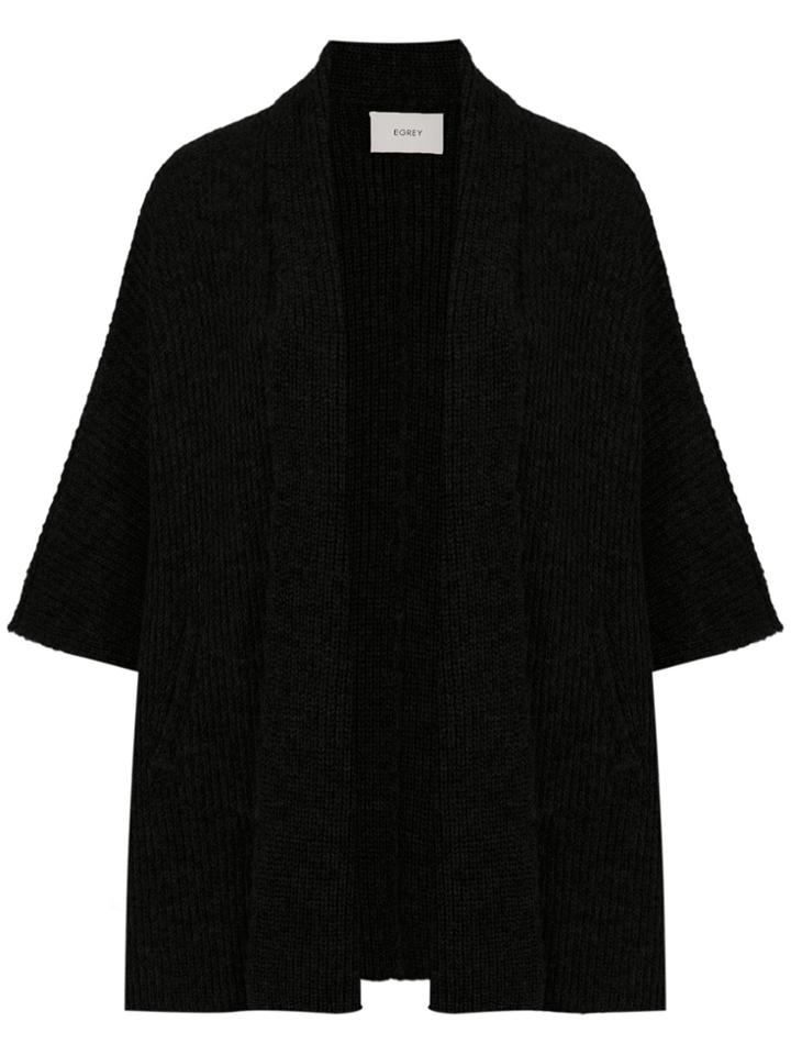 Egrey Oversized Coat - Black