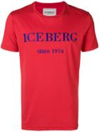 Iceberg Logo Embroidered T-shirt