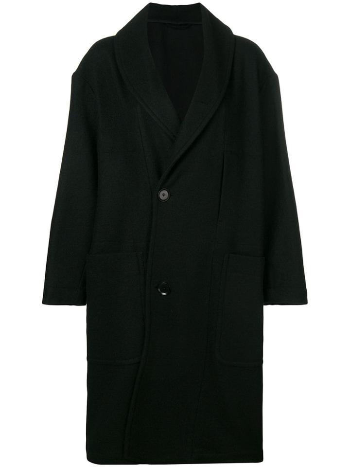 Lemaire Midi Kaftan Coat - Black