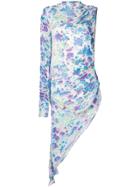 Misbhv Printed One-shoulder Dress - Multicolour