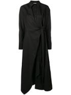 Christian Wijnants Asymmetric Shirt Dress - Black