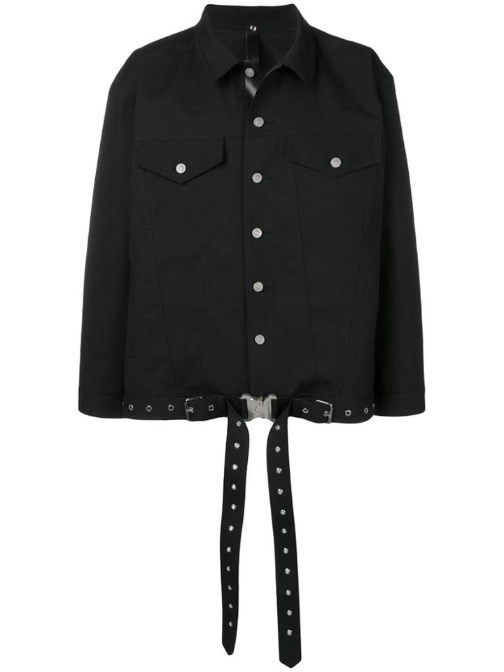 Mackintosh Alyx Black Bonded Wool Denim Jacket