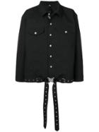 Mackintosh Alyx Black Bonded Wool Denim Jacket