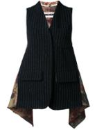 Uma Wang Jacquard Back Waistcoat, Women's, Size: Small, Black, Wool