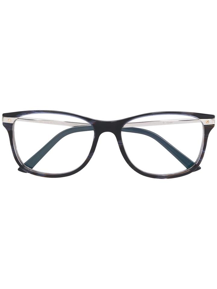 Cartier Santos De Cartier Eyeglasses - Black