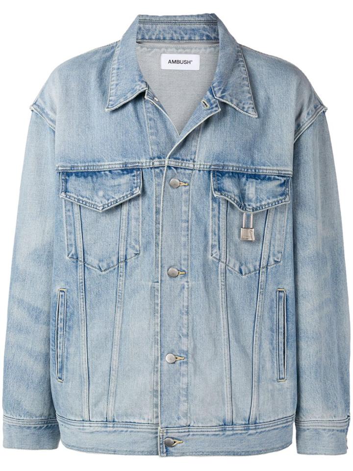 Ambush Padlock Denim Jacket - Blue