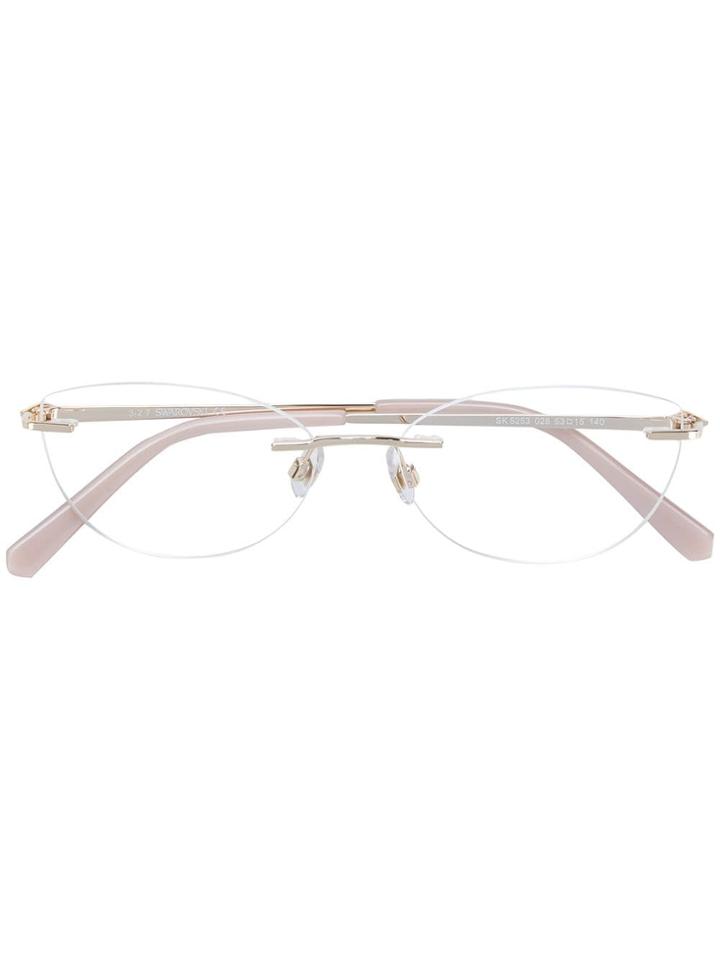 Swarovski Eyewear Cat-eye Frame Glass - Neutrals