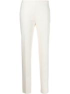 Alberta Ferretti Slim-fit Trousers - White