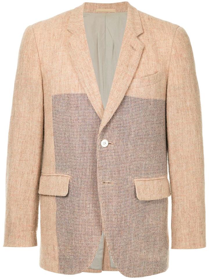 Comme Des Garçons Vintage Spotted Panels Blazer - Pink