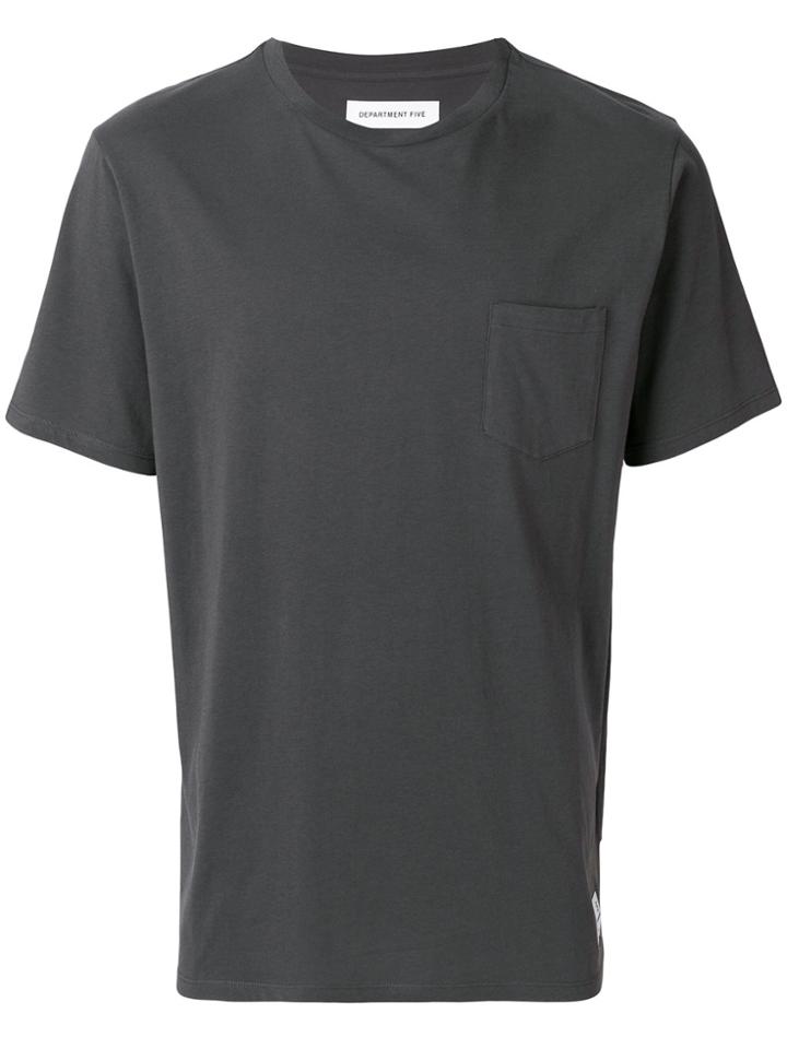 Department 5 Chest Pocket T-shirt - Grey