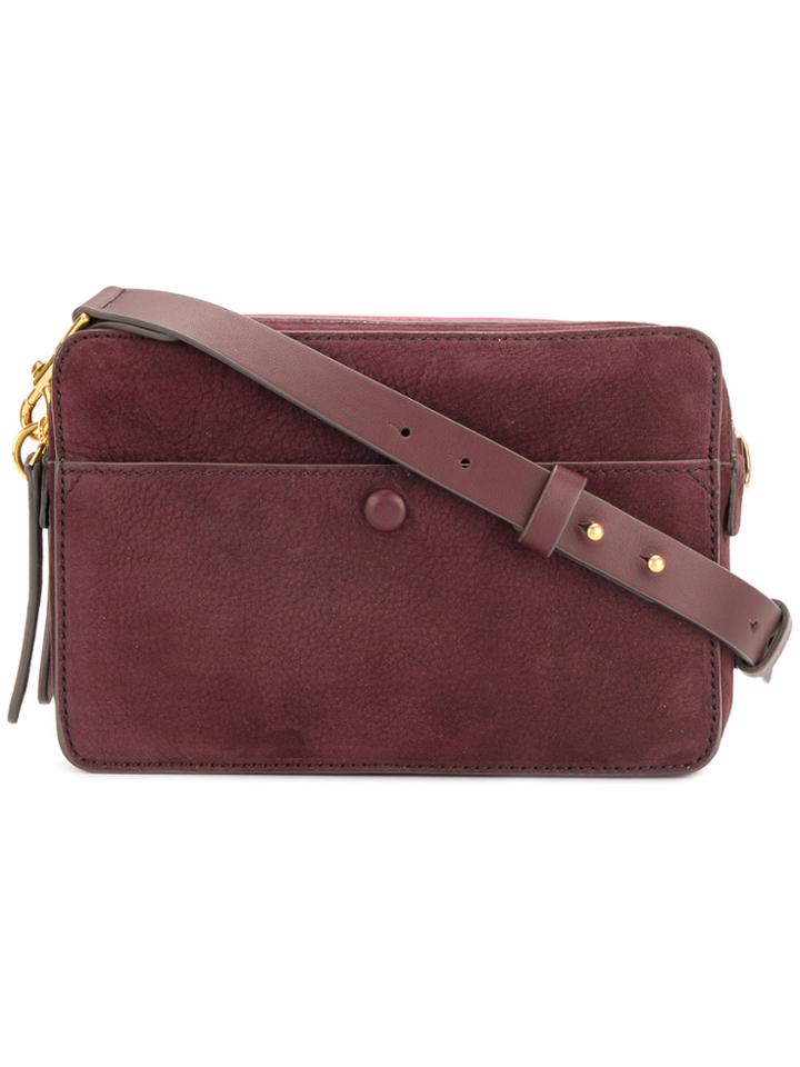 Anya Hindmarch Double Stack Cross Body Bag - Pink & Purple