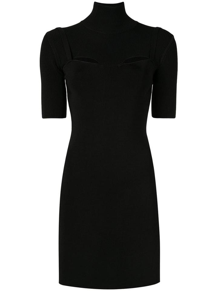 Dion Lee Turtleneck Dress - Black