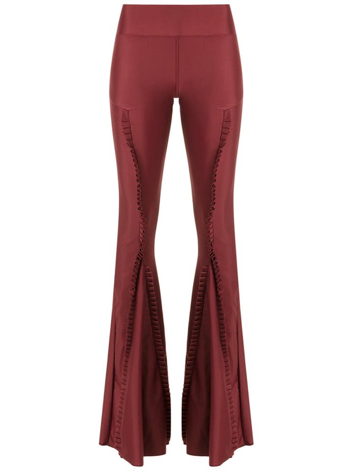 Andrea Bogosian - Flared Trousers - Women - Spandex/elastane/polyimide - Pp, Women's, Red, Spandex/elastane/polyimide