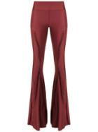 Andrea Bogosian - Flared Trousers - Women - Spandex/elastane/polyimide - Pp, Women's, Red, Spandex/elastane/polyimide