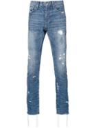 Mr. Completely Distressed Skinny Jeans, Men's, Size: 30, Blue, Cotton/spandex/elastane