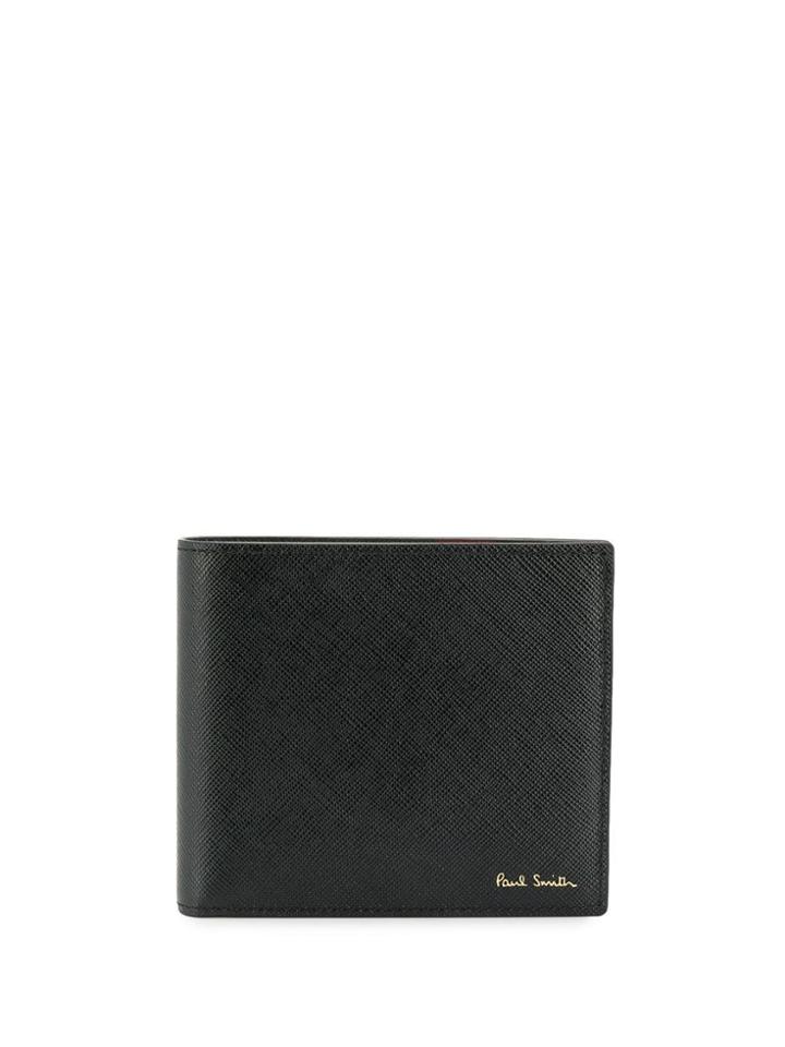Paul Smith Mini Stripe Billfold Wallet - Black