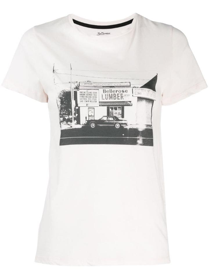 Bellerose Photographic Print T-shirt - Pink