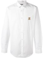Moschino Toy Embroidered Shirt, Men's, Size: 39, White, Cotton
