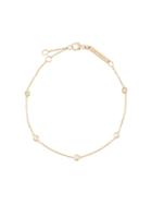Zoë Chicco 14kt Yellow Gold Five Floating Diamond Bracelet