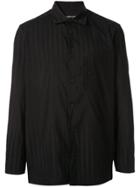 Issey Miyake Tonal Geometric Shirt - Black