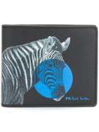Ps By Paul Smith Zebra Print Wallet - Black