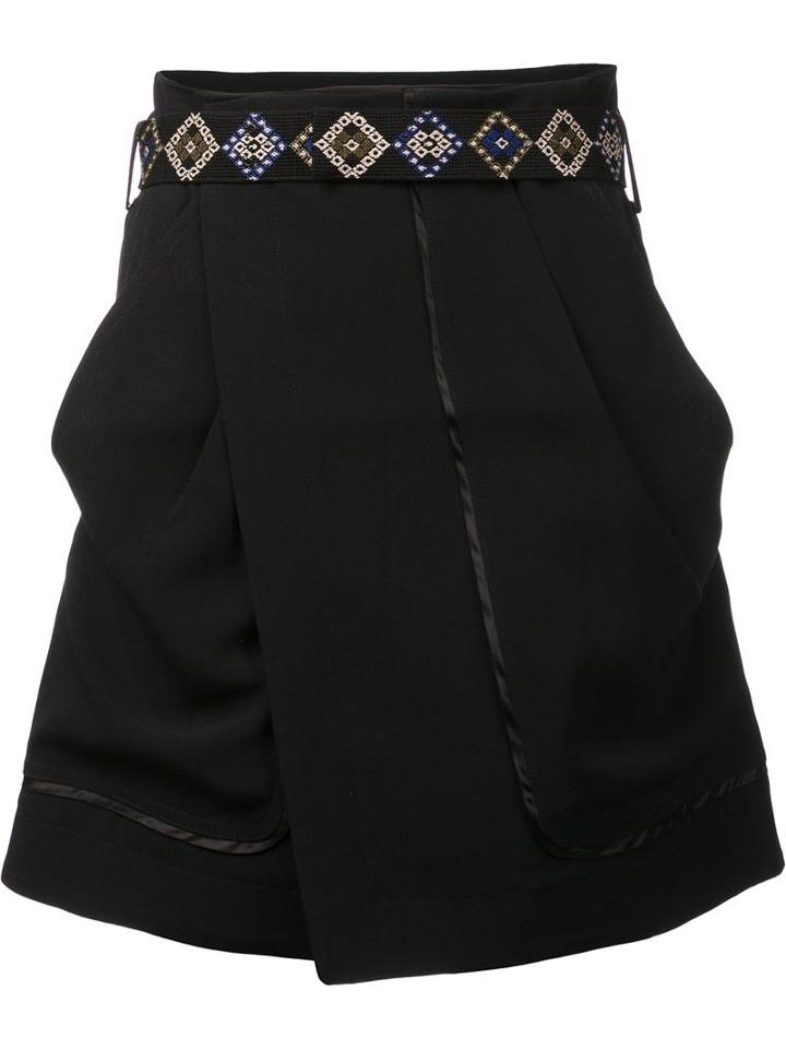 Vanessa Bruno Mini Skirt, Women's, Size: 38, Black, Acetate/viscose