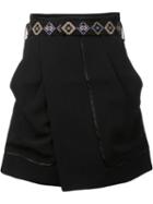 Vanessa Bruno Mini Skirt, Women's, Size: 38, Black, Acetate/viscose