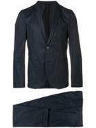 Neil Barrett Buttoned Up Formal Suit - Blue