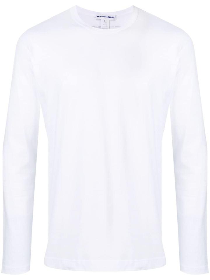 Comme Des Garçons Shirt Longsleeved T-shirt - White