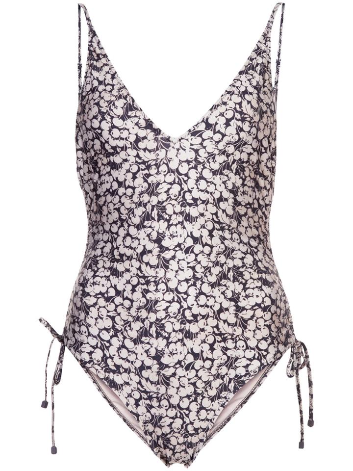 Zimmermann Prima Ruched Swimsuit - Brown