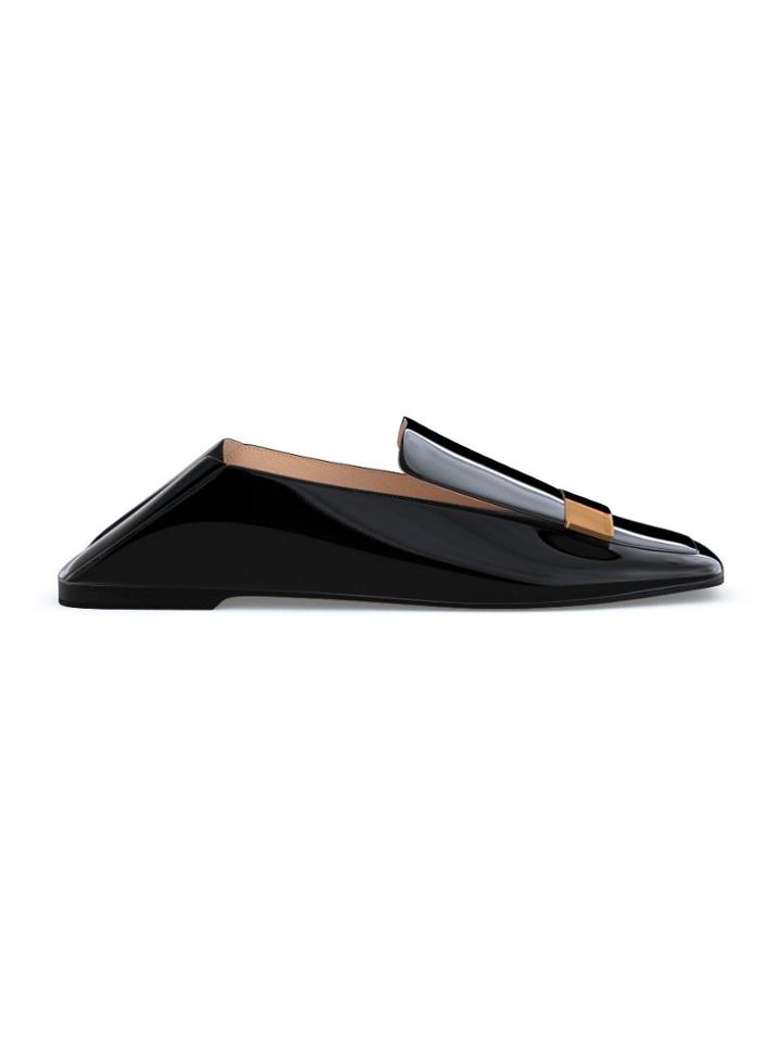 Sergio Rossi Sr1 Customisable Slippers - Black