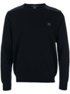 Paul & Shark - Branded Jumper - Men - Acrylic/virgin Wool - M, Blue, Acrylic/virgin Wool