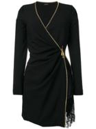 La Perla Dress With Zip And Lace Detail - Black