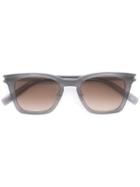 Saint Laurent - 'sl 138 Slim' Sunglasses - Unisex - Acetate - One Size, Grey, Acetate