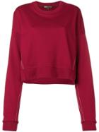 Y-3 Oversized Logo Sweatshirt - Red