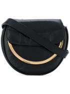 Me Moi - Hobo Crossbody Bag - Women - Leather/metal - One Size, Black, Leather/metal