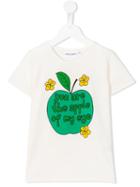 Mini Rodini Apple T-shirt, Boy's, Size: 7 Yrs, White