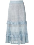 Cecilia Prado Irene Midi Skirt - Blue