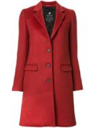 Loveless Classic Single Breasted Coat, Women's, Size: 34, Yellow/orange, Lambs Wool