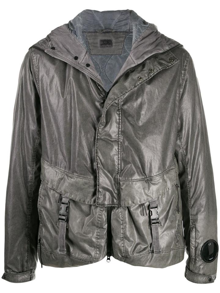 Cp Company Stitched Panel Jacket - Grey