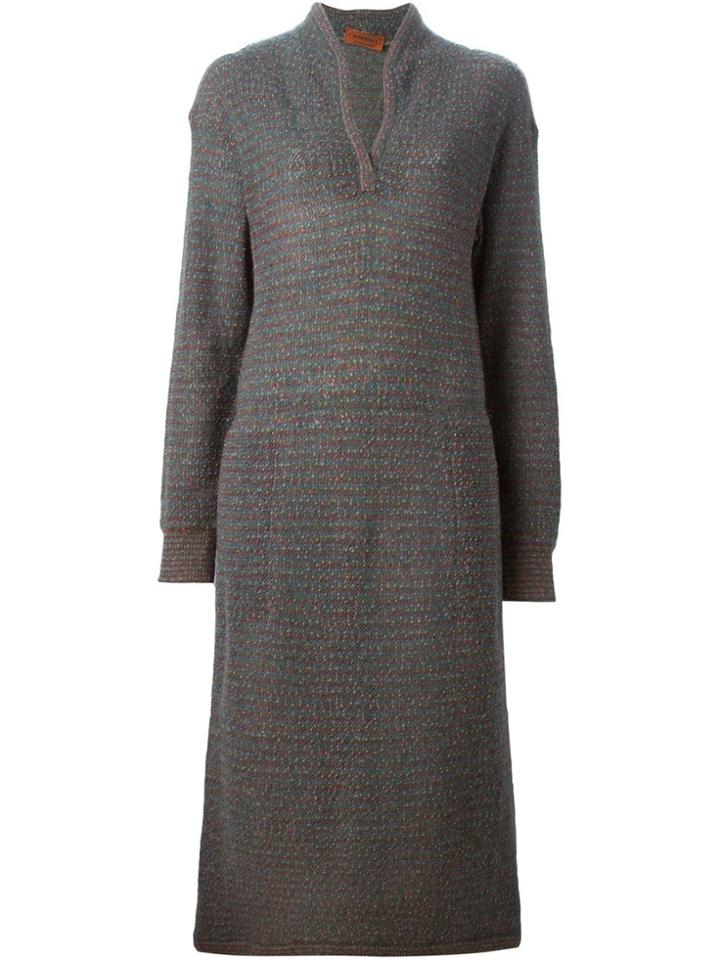 Missoni Vintage Knitted Dress - Green
