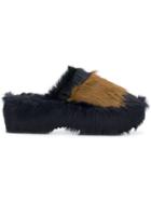Marni Wedge Mules - Blue