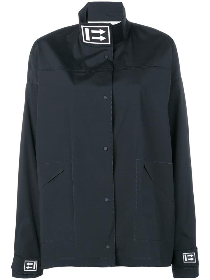 Off-white Contrast Patch Jacket - Black