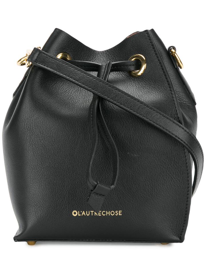 L'autre Chose Mini Pouch Bag - Black
