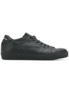 Leather Crown Miconic Sneakers - Black